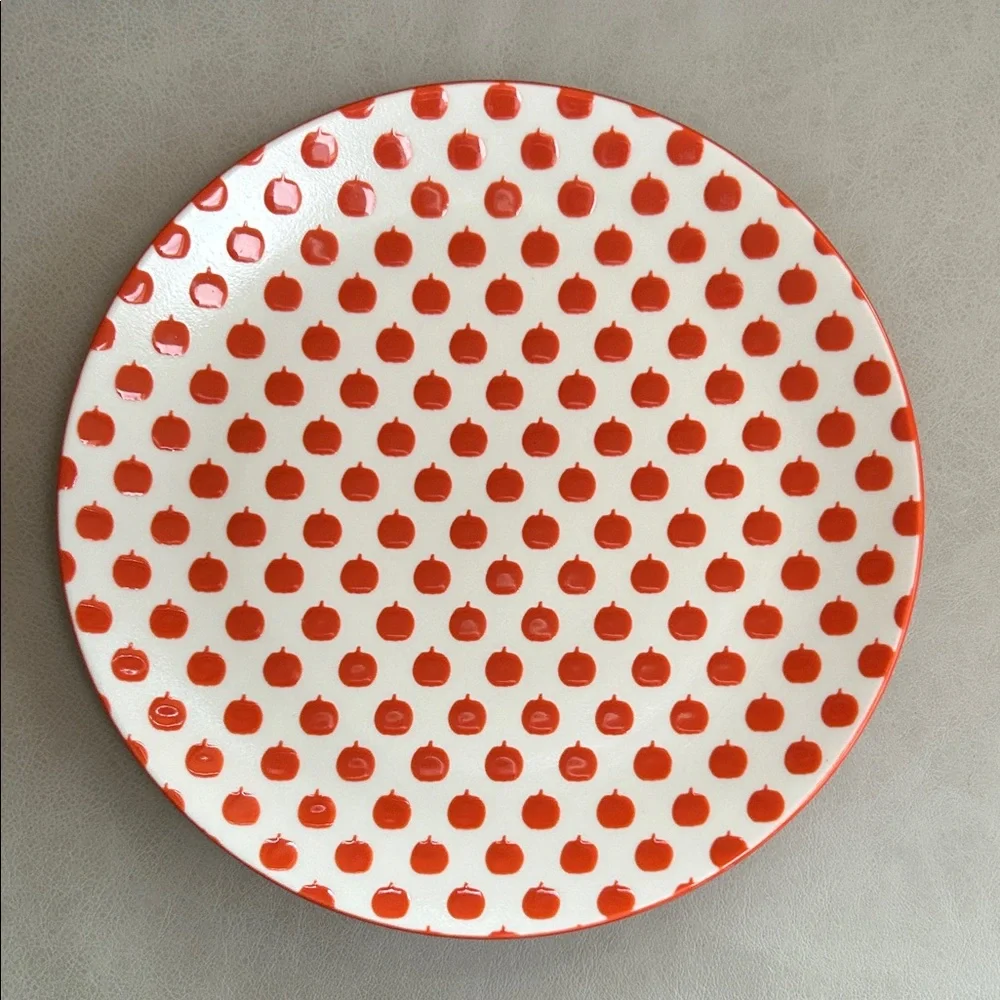 Crate&Barrel Pumpkin Plate